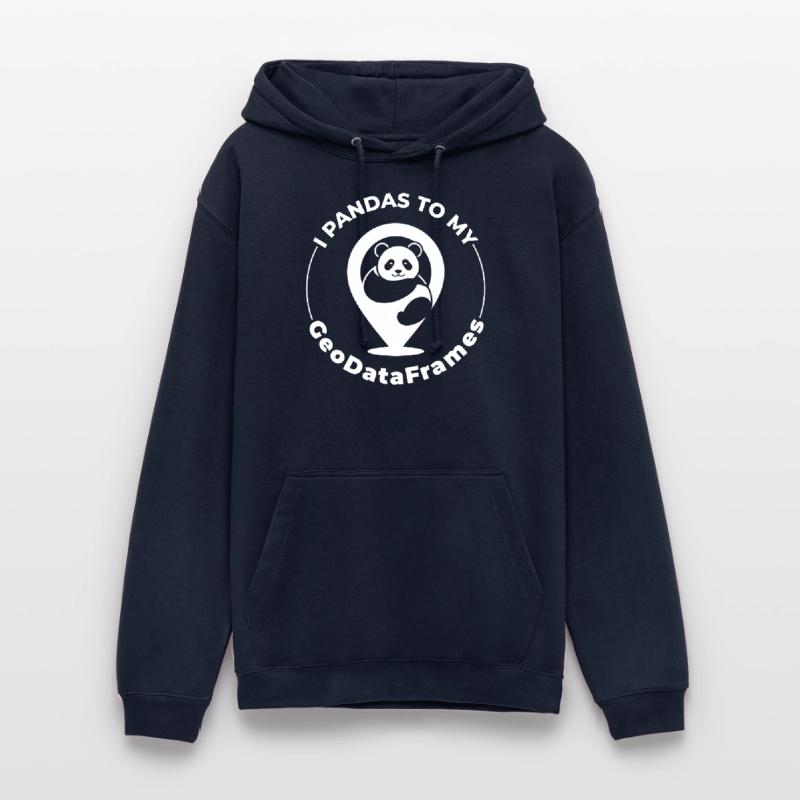 GeoDataFrames Pandas GIS Programmation Python Sweat-shirt à capuche unisexe