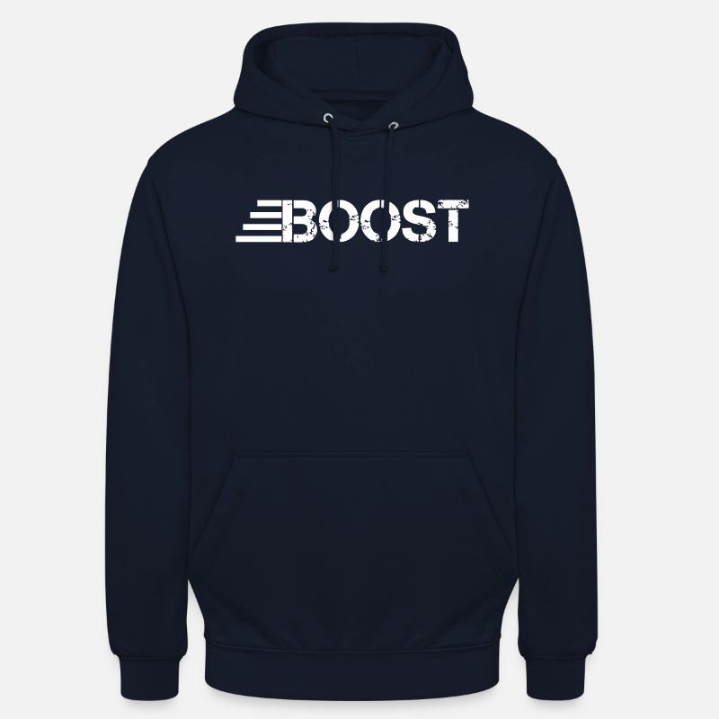 Augmenter - Sweat-shirt à capuche unisexe - marine