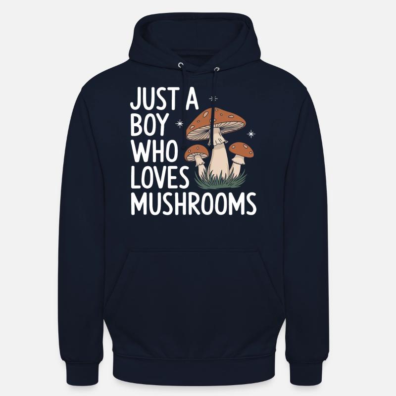 Champignons Champignons Champignon Champignon - Sweat-shirt à capuche unisexe - marine