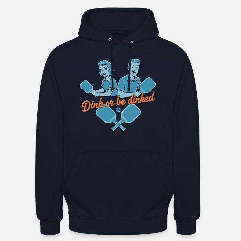 Pickleball-lustiger Spieler Dink Oder Werde Liebe - Unisex Hoodie - Navy