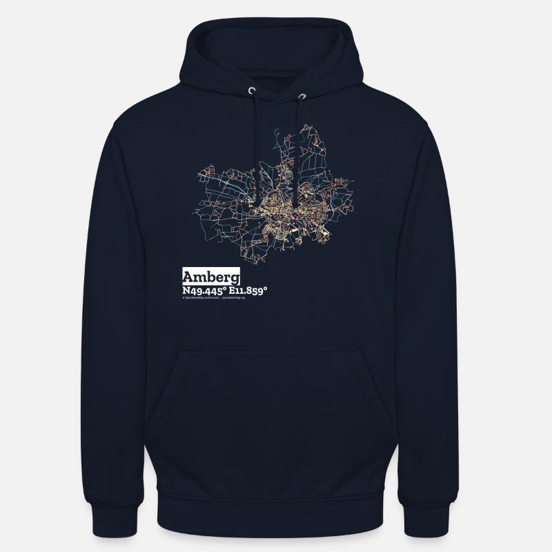 Amberg Basic Pastels - Unisex Hoodie - Navy