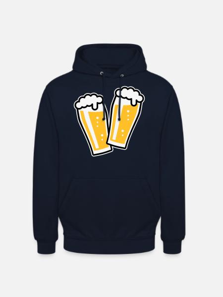 XDoppelter Willie (3) - Sweat-shirt à capuche unisexe - marine