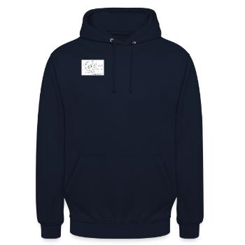 Superheld - Unisex Hoodie - Navy - Vorne - Alina (178cm) & Michal (187cm)