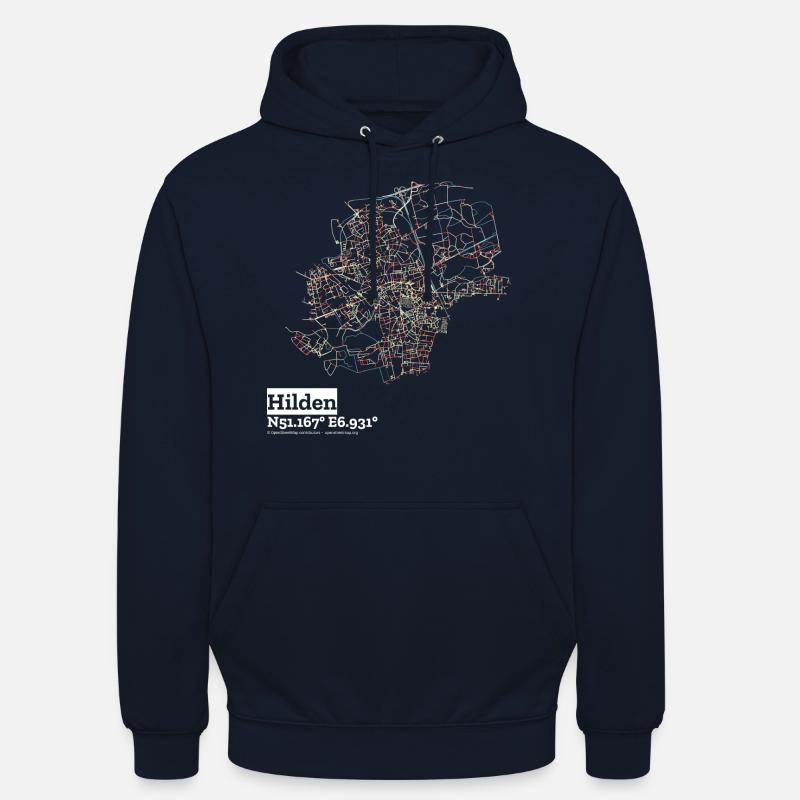 Hilden Basic Pastels - Unisex Hoodie - Navy