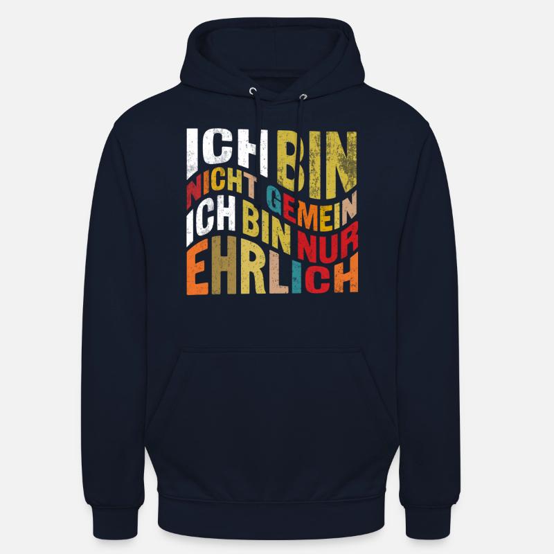 JE NE SUIS PAS MÉCHANT, JE SUIS JUSTE UN SARCASME HONNÊTE - Sweat-shirt à capuche unisexe - marine