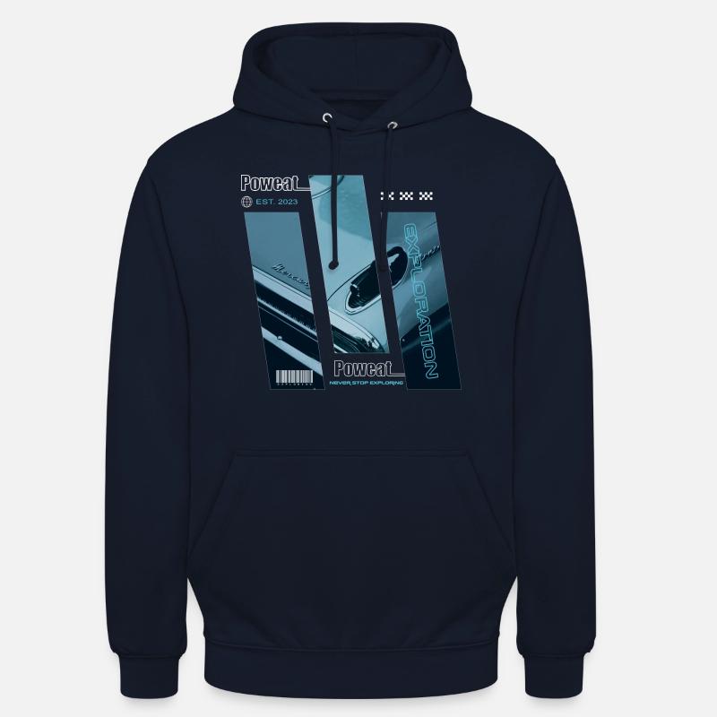 Never Stop Exploring - Unisex Hoodie - Navy