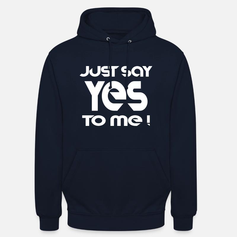 Spruch Text Slogan cool - Unisex Hoodie - Navy