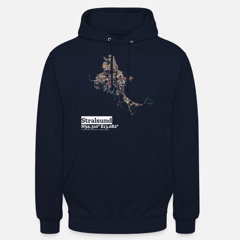 Stralsund Basic Pastels - Unisex Hoodie - Navy