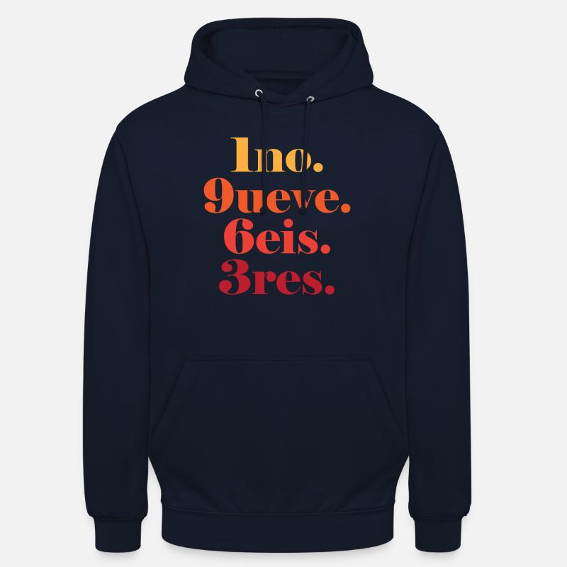 Millésime 1963 - Sweat-shirt à capuche unisexe - marine