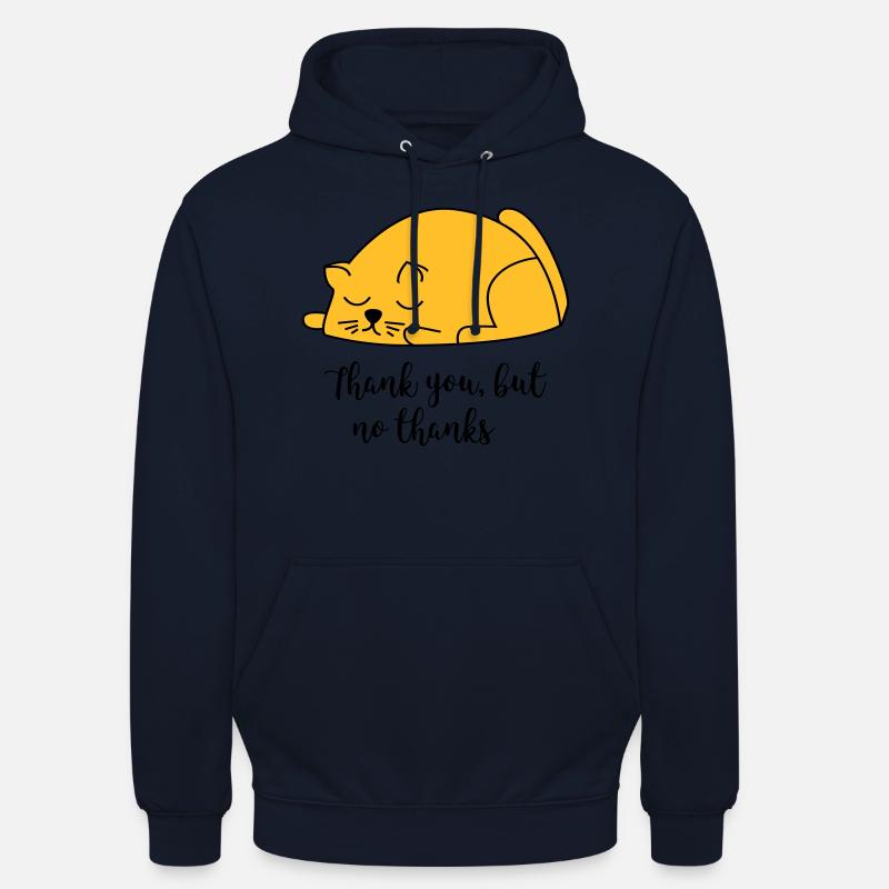 nothank - Sweat-shirt à capuche unisexe - marine