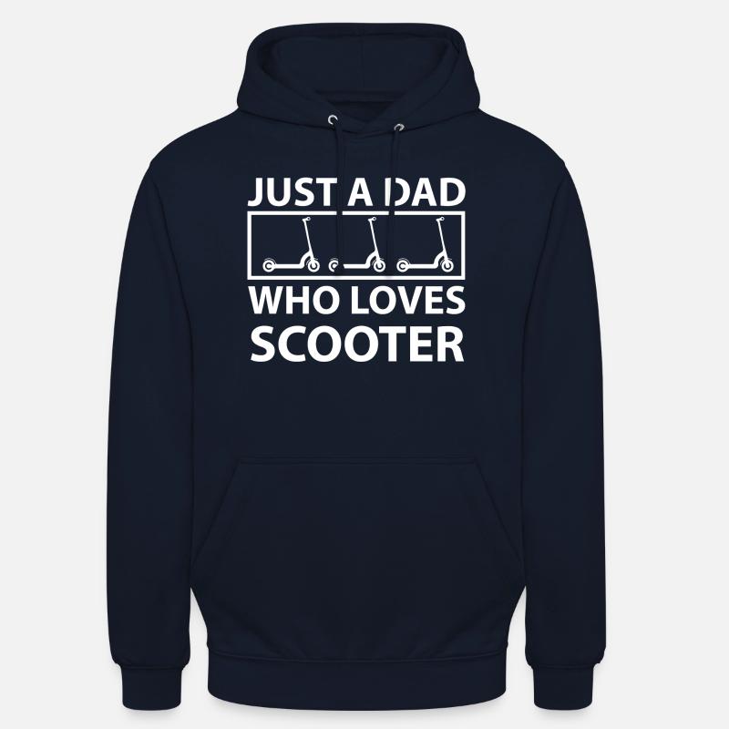 E-Scooter E-Roller Scooter - Sweat-shirt à capuche unisexe - marine