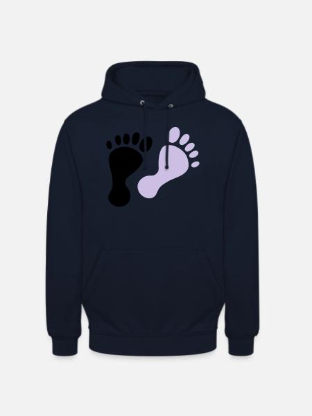 füße - Unisex Hoodie - Navy