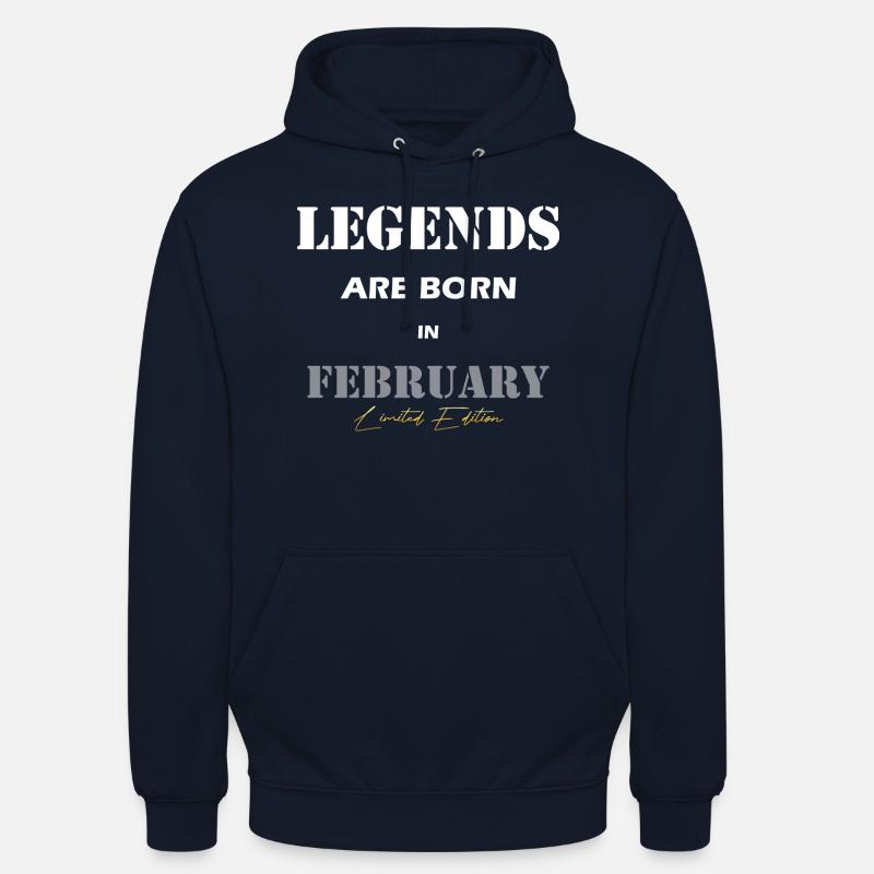 Février Legends Gift blanc - Sweat-shirt à capuche unisexe - marine