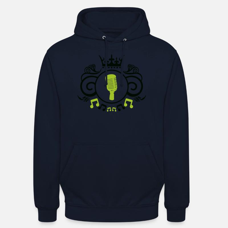 Microphone crest - Unisex Hoodie - navy