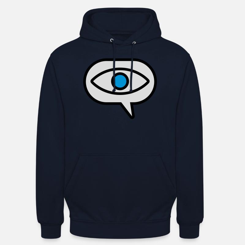 Eye Seeing Comic Speech Bubble - Sweat-shirt à capuche unisexe - marine