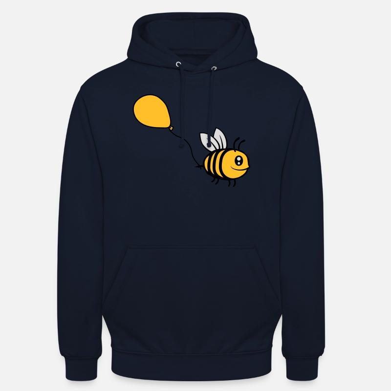 Glückliche Luftballon Biene Comic - Unisex Hoodie - Navy