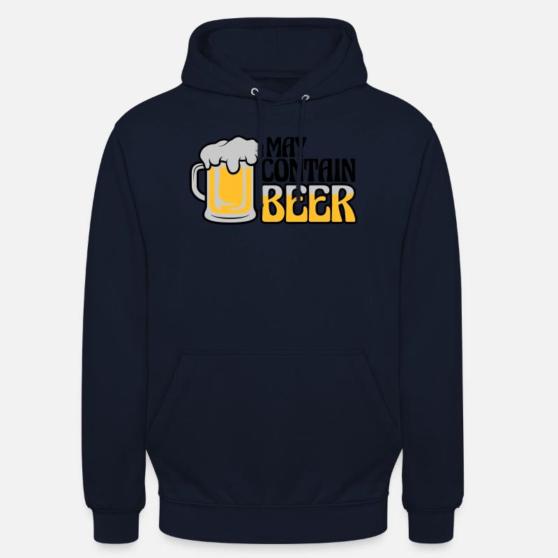 May Contain Beer Spruch - Unisex Hoodie - Navy