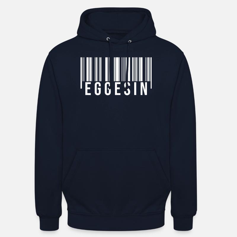 Eggesin Strichcode - Unisex Hoodie - Navy