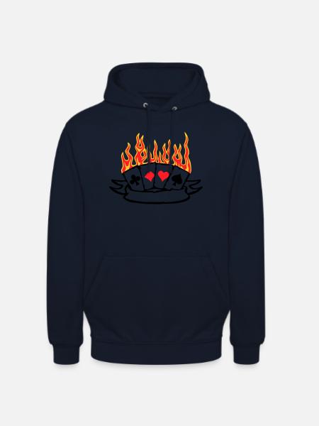 Cards Banner - Unisex Hoodie - Navy