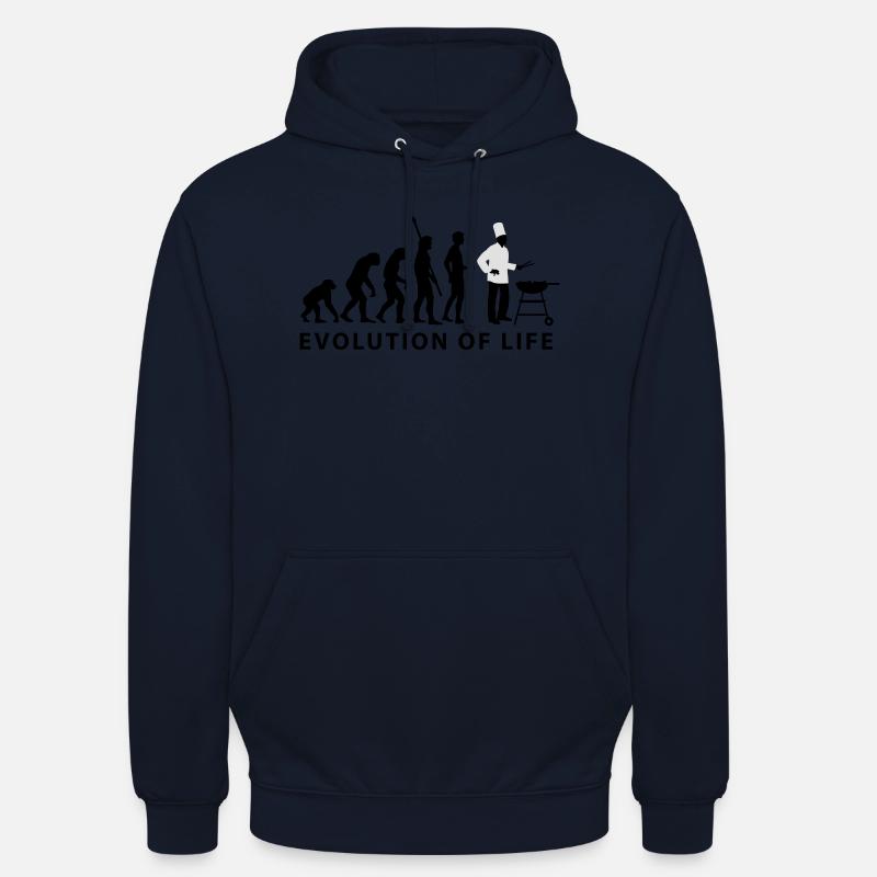 evolution_grill_e_2c - Unisex Hoodie - Navy