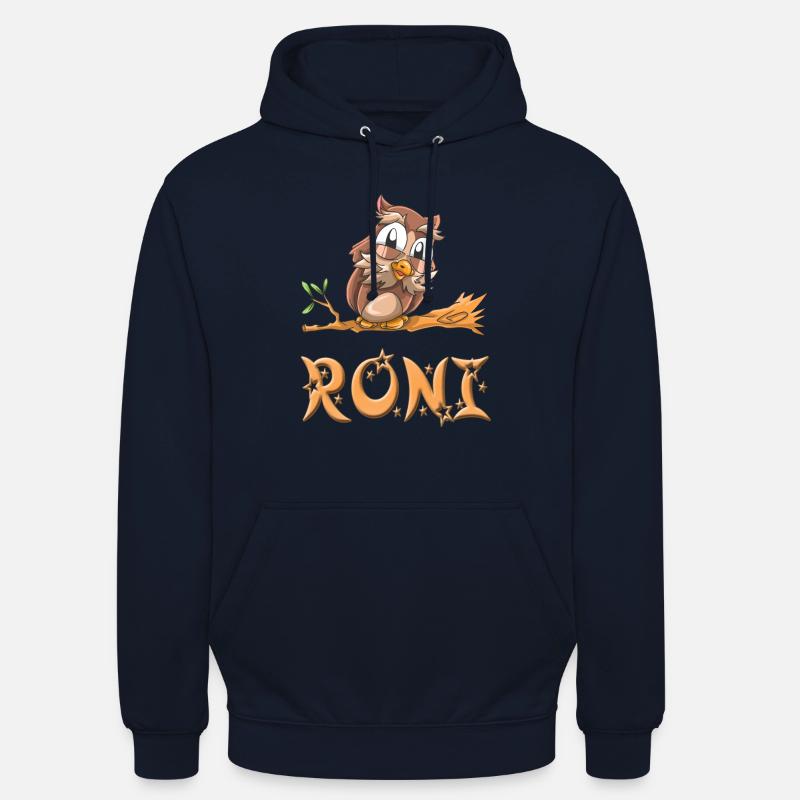 Eule Roni - Unisex Hoodie - Navy