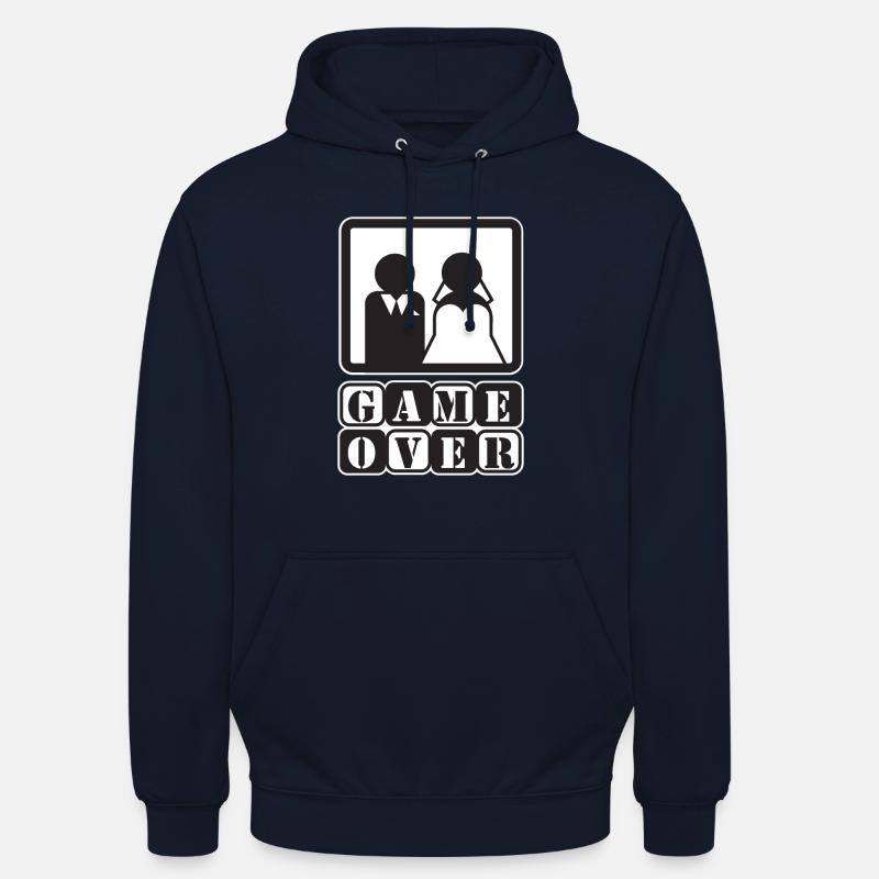 Enterrement de vie de garçon Game Over Sort - Sweat-shirt à capuche unisexe - marine