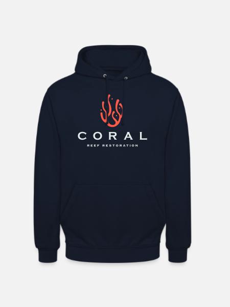 Coral Reef - Unisex Hoodie - Navy