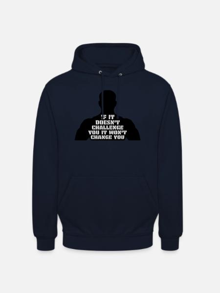 Workout Fitness Motivation Quote - Unisex Hoodie - navy