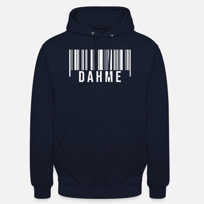 Dahme Strichcode - Unisex Hoodie - Navy