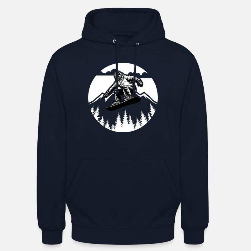 Conception de snowboard de nouvelle génération pour la performance et le style - Sweat-shirt à capuche unisexe - marine