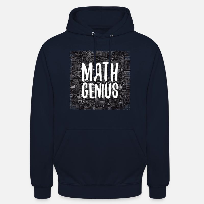 Math Genius Math Genius Math cadeau - Sweat-shirt à capuche unisexe - marine