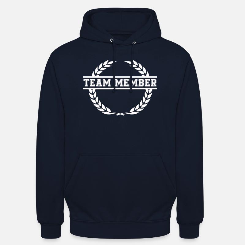 Wreath Team Member - Unisex Hoodie - navy