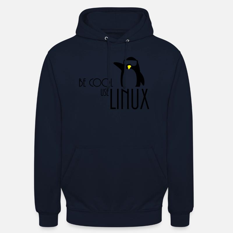 be cool use linux - Unisex Hoodie - navy