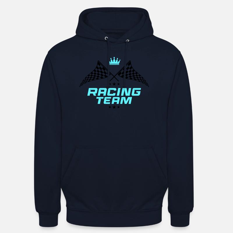 Équipe de course - Sweat-shirt à capuche unisexe - marine