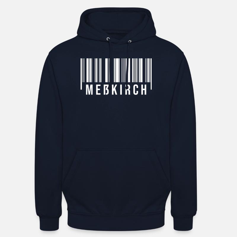Schwabe Strichcode Meßkirch - Unisex Hoodie - Navy