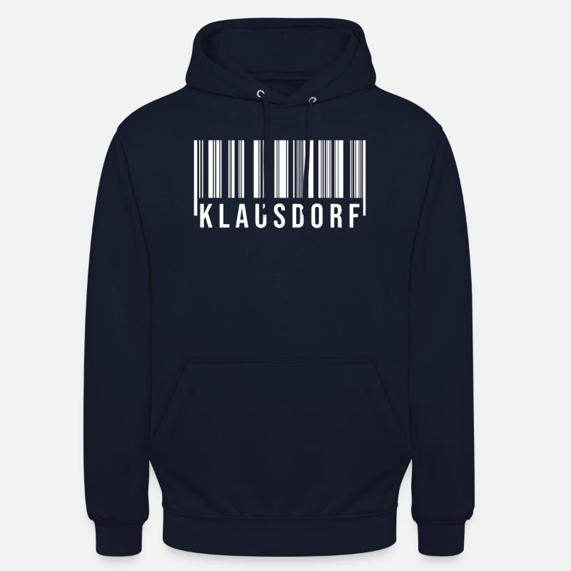 Klausdorf Strichcode - Unisex Hoodie - Navy
