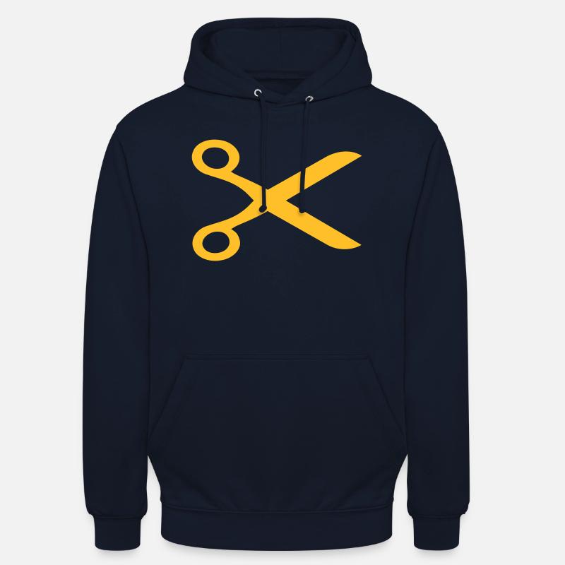 Friseur Schere - Unisex Hoodie - Navy
