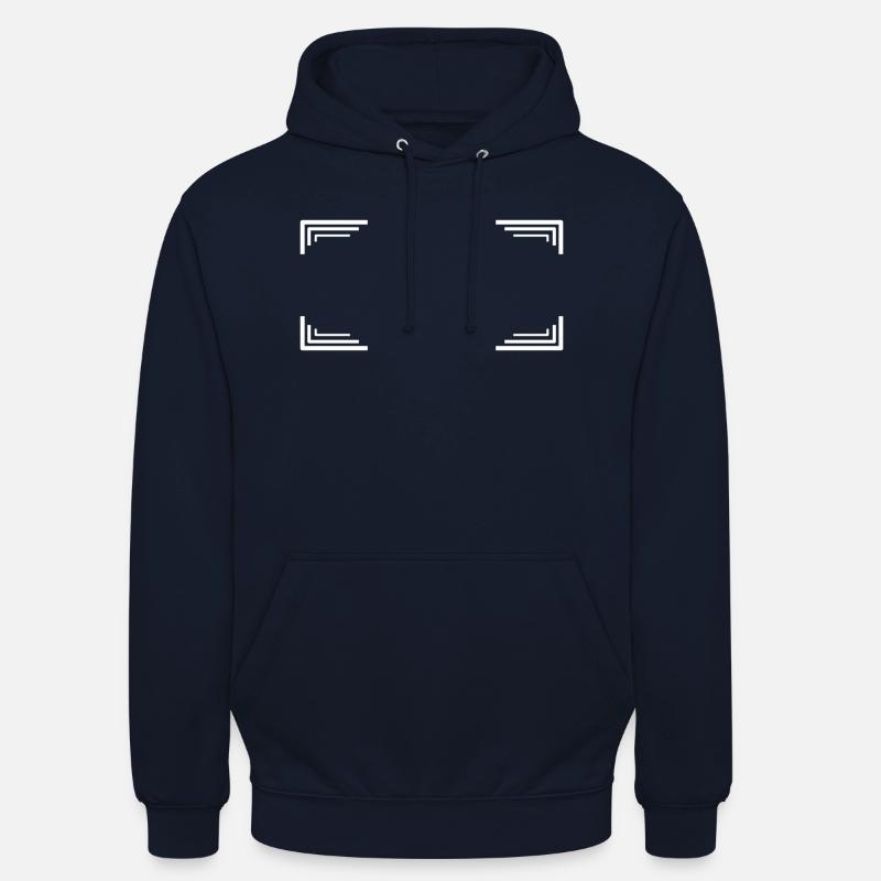Rectangle Frame, élément - Sweat-shirt à capuche unisexe - marine