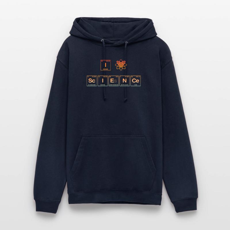 I LOVE SCIENCE - Système de perdiode d’éléments Sweat-shirt à capuche unisexe