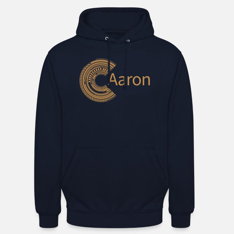 Pour Aaron - Sweat-shirt à capuche unisexe - marine