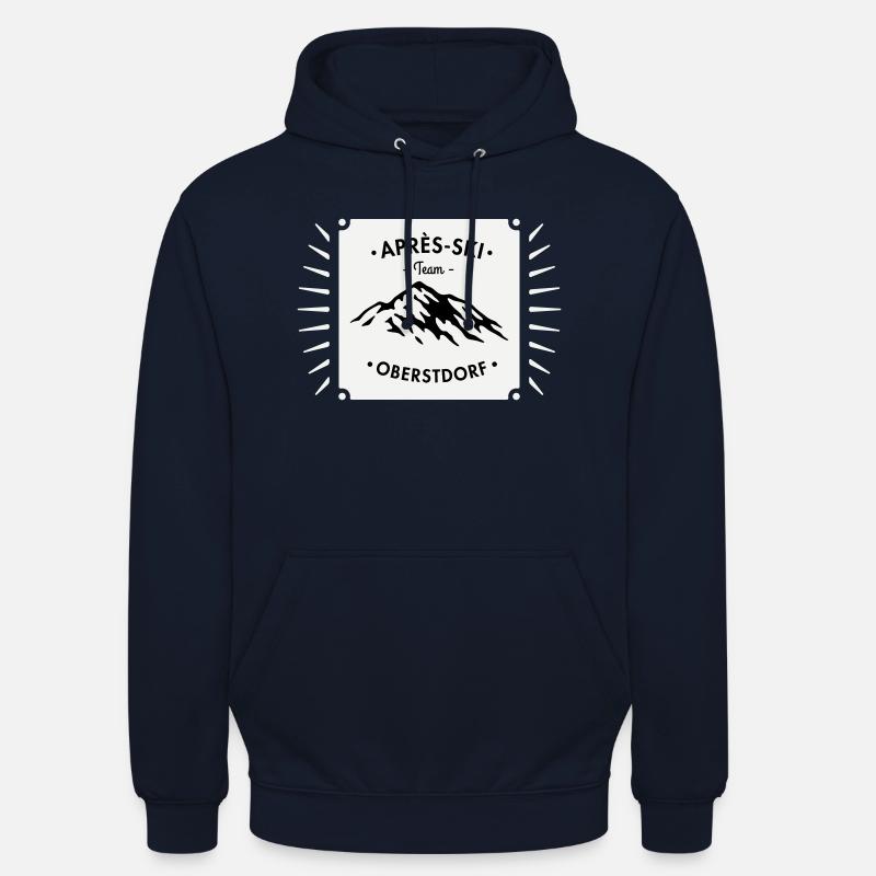 Après-Ski Oberstdorf - Sweat-shirt à capuche unisexe - marine