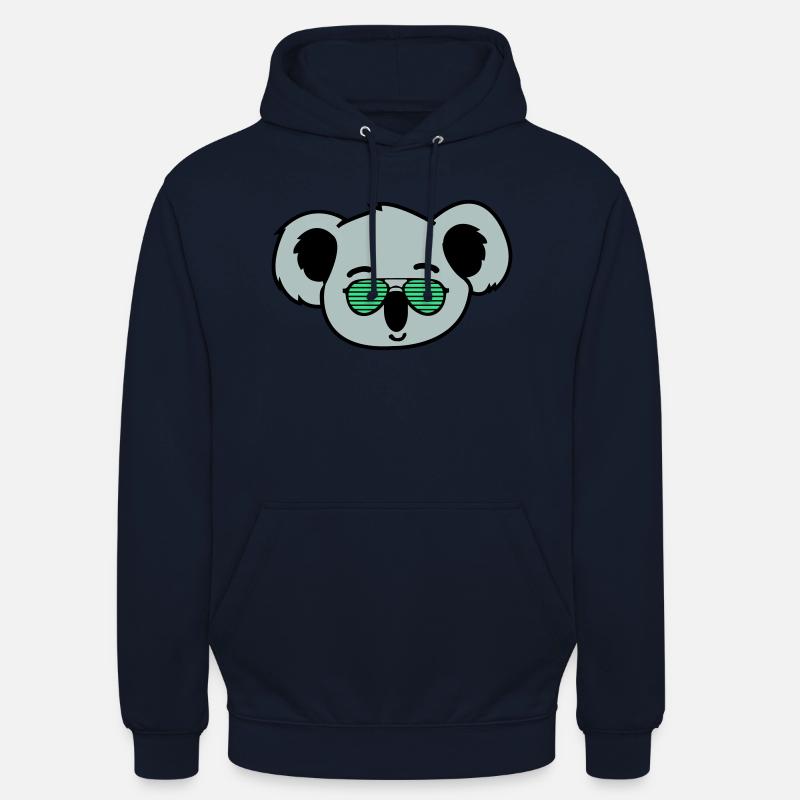 Koala cool - Sweat-shirt à capuche unisexe - marine