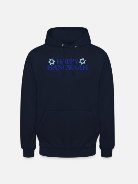 Happy Hanukkah - Unisex Hoodie - Navy