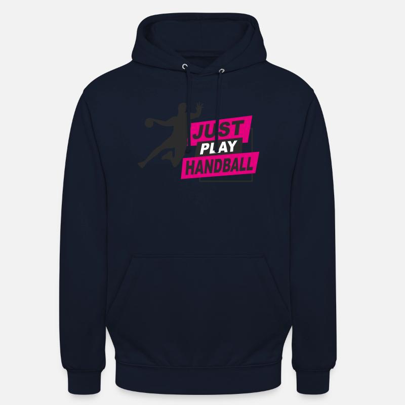 Handball - jouez simplement au handball - Sweat-shirt à capuche unisexe - marine