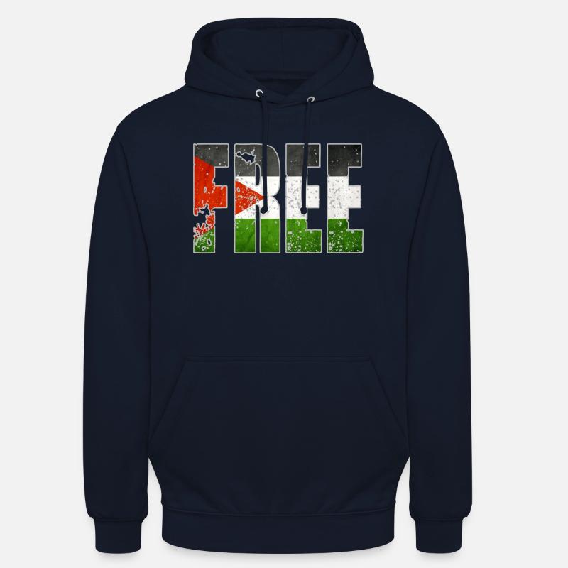 Libérer la Palestine - Sweat-shirt à capuche unisexe - marine