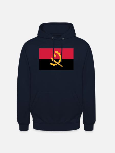 Angola Flag - Unisex Hoodie - navy