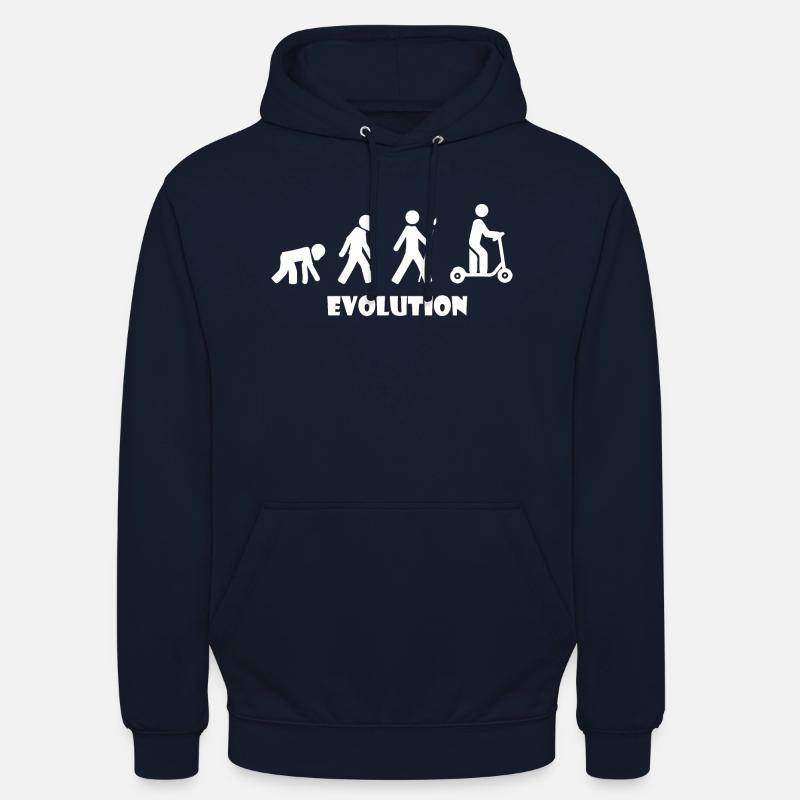 E-Scooter Roller Scooter - Sweat-shirt à capuche unisexe - marine