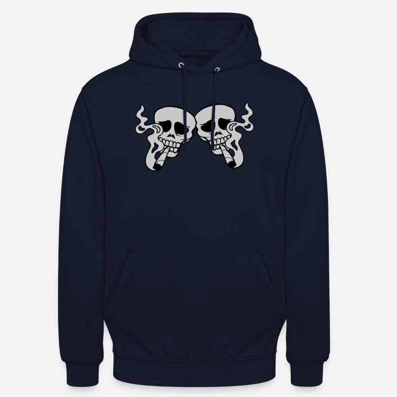 2 Freunde Joint rauchen - Unisex Hoodie - Navy