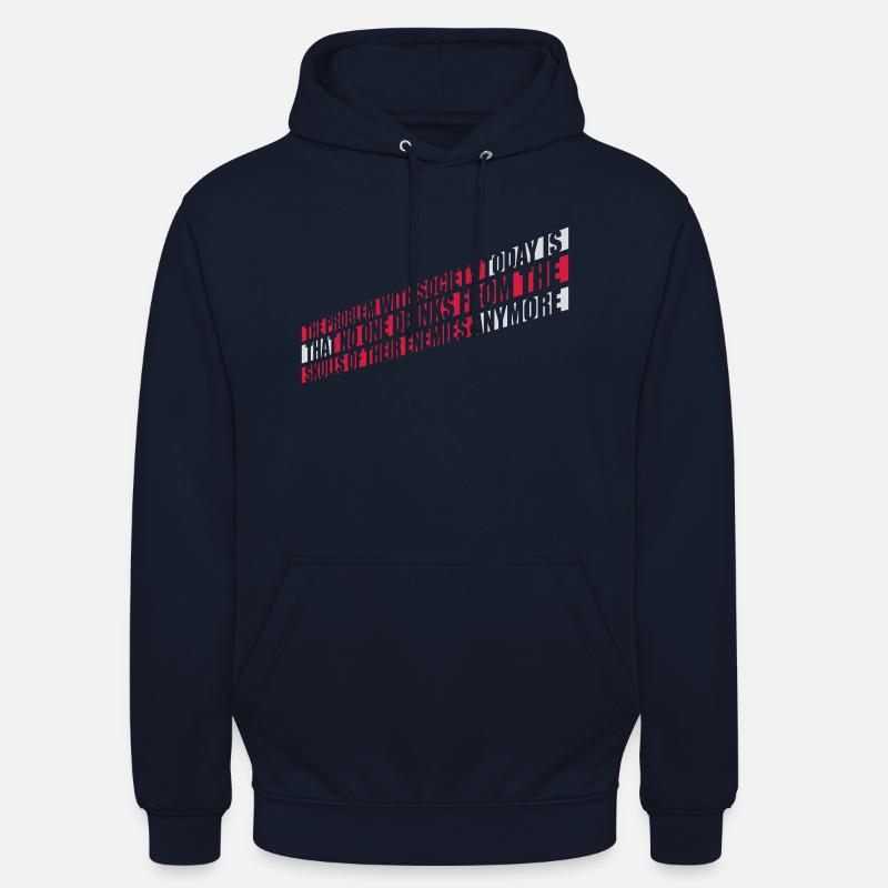 boissons de crânes ennemis - Sweat-shirt à capuche unisexe - marine
