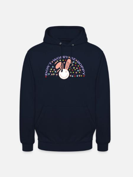 Including Worry Be Hoppy - Unisex Hoodie - navy